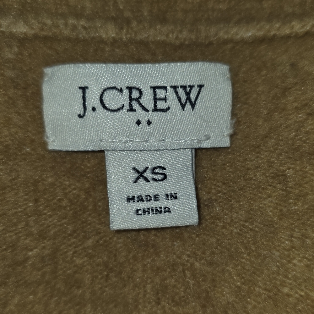 J. Crew Wool Blend Open-front Cardigan With Patch Pockets Size XS - Picture 4 of 5